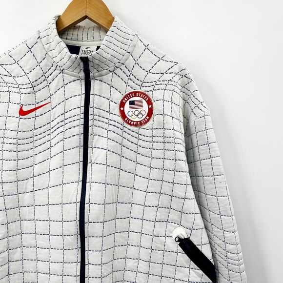 Nike Therma Tech Pack US Olympics Grid Jacket - Picture 1 of 6